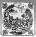 Tile, Tin-glazed earthenware, Dutch