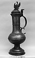 Guild flagon, August Wegang the Younger German, Pewter, German, Bautzen