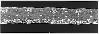 Piece, Bobbin lace, French, Lille