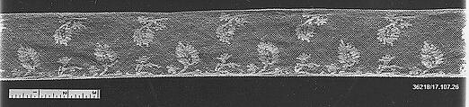 Piece, Bobbin lace, French, Lille