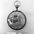 Watch, Watchmaker: Denis Miroglio (or Miroli) (1682–before 1748), Silver, niello, enamel, Swiss, Geneva