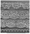 Cuff for a rochet, Bobbin lace, French