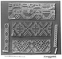 Fragment, Bobbin lace, Swedish, Dalarna
