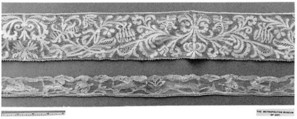 Edging, Bobbin lace, Flemish, possibly Brussels