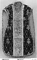 Chasuble, Silk and metal thread, Probably Italian