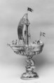 Ship, Salomon Dreyer, Silver gilt, German, Augsburg