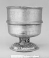 Cup (one of a set), Silver, parcel gilt, Flemish