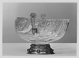 Cup, Rock crystal, silver gilt, Italian, Milan