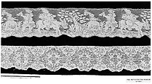 Fragment, Machine made lace, Italian