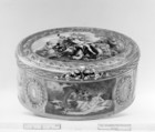 Snuffbox with mythological scenes, Gold, enamel, diamonds, French or German