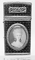 Souvenir with portrait of a woman, Gold, lacquer, copper, ivory, mother-of-pearl, French, Paris