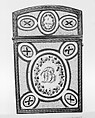 Souvenir, Gold, porcelain; ivory tablet, French, Paris