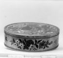 Snuffbox, Johann Neuber of Schwartzenberg  German, Gold, silver, semi-precious stones, German, probably Dresden with French lining and rims