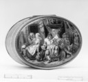 Snuffbox with genre scene, Jean-Lambert Payen, Gold, enamel, French, Paris