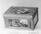 Snuffbox with genre scenes, Jean Ducrollay, Gold, enamel, French, Paris