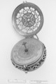 Clock-watch, Case: gilded bronze; movement: iron, German