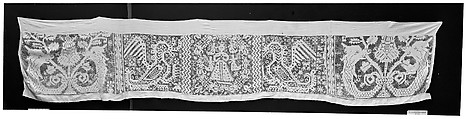 Antependium, Embroidered net, Spanish