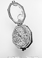 Watch, Case: rock crystal, gilded and engraved brass; movement: gilded brass, iron, German