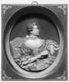 Portrait of a seated lady, Wax, colored, Italian