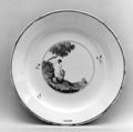 Plate, Faience (tin-glazed earthenware), French, Valenciennes
