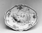 Basin, Faience (tin-glazed earthenware), French, Sceaux