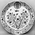 Salad bowl (Saladier), Factory of Jean-Baptiste Guillibaud (working 1720–39), Faience (tin-glazed earthenware), French, Rouen
