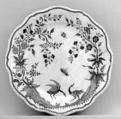Plate, Faience (tin-glazed earthenware), French, Rouen or possibly Sinceny