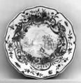 Plate, Pierre Chapelle II, Faience (tin-glazed earthenware), French, Rouen