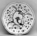 Plate, Pierre Chapelle II, Faience (tin-glazed earthenware), French, Rouen or Sinceny