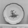 Plate, Faience (tin-glazed earthenware), French, Aprey
