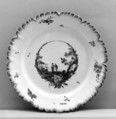 Plate, Fidelle Duvivier French, Faience (tin-glazed earthenware), French, Sceaux