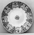 Plate, Faience (tin-glazed earthenware), French, Rouen