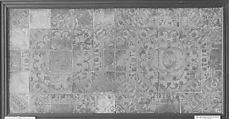 Tiles with the devices of Claude d'Urfé, Masséot Abaquesne (French, active 1538–57), Faience (tin-glazed earthenware), French, Rouen