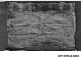 Sampler, Linen on linen, German