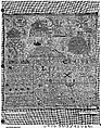 Sampler, Silk on linen, German