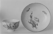 Teabowl and saucer, Zurich Pottery and Porcelain Factory  Swiss, Hard-paste porcelain, Swiss, Zurich