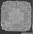 Handkerchief, Bobbin lace, Brussels bobbin lace, Belgian, Brussels