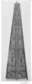 Harp panel, Wood, painted, French