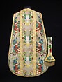 Chasuble and maniple, Silk, metal, Italian or French