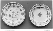Plate, Faience (tin-glazed earthenware), Southern French, possibly Montpellier