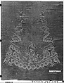 Panel for a skirt, Cotton, French