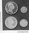 Austrian 5 crown-piece commemorating the 60th anniversary of the reign of Emperor Francis Joseph, Design of obverse by Rudolph Ferdinand Marschall (Austrian, Vienna 1873–1967), Silver, Austrian