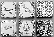 Tile, Delftware (tin-glazed earthenware), Dutch