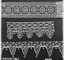 Edging and insertion, Bobbin lace, Italian, Genoa