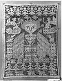 Panel, Drawnwork, Italian, Sicily