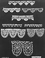 Edging, Bobbin lace, Italian, Genoa