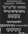 Edging, Bobbin lace, Italian, Genoa