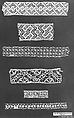 Insertion, Needle lace, Italian, Venice