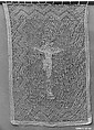 Hanging, Embroidered net, German