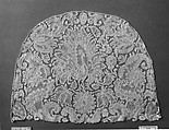 Cap crown, Bobbin lace, point d'Angleterre, Flemish
